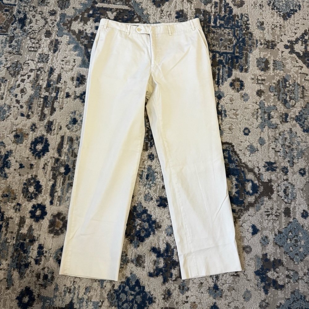 Canali Cream Chinos for Men